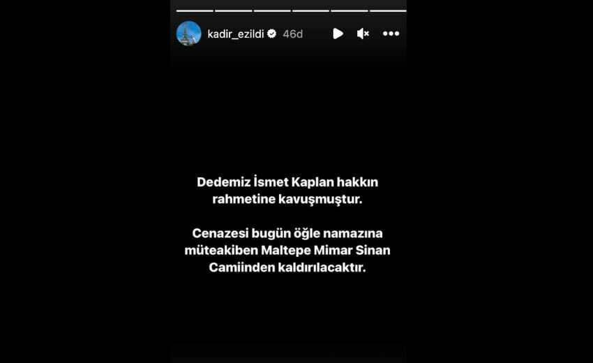 Kadir Ezildi'nin dedesi öldü mü, neden? Kadir Ezildi'nin dedesi yaşıyor mu?