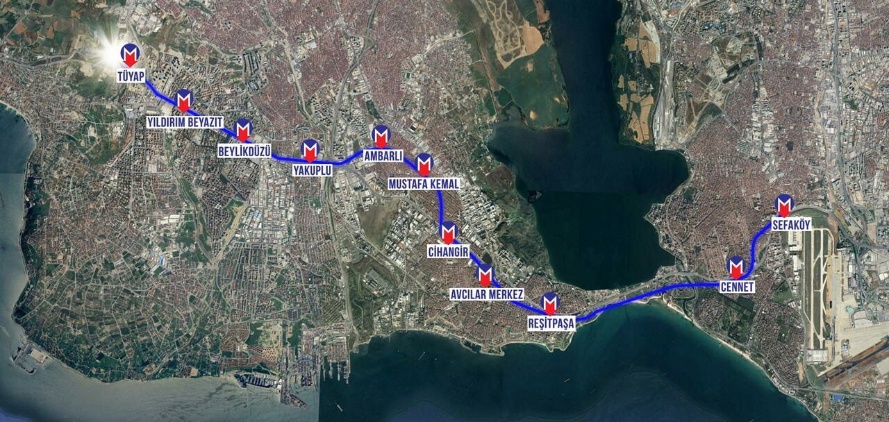 Beylikdüzü'ne metro sözü! İşte Murat Kurum'un yeni metro güzergahı vaadi