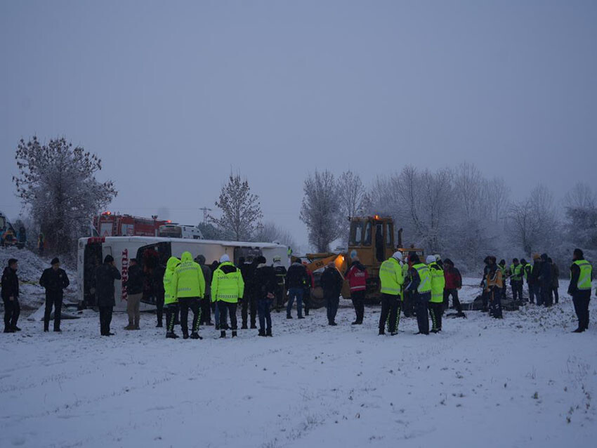 Kastamonu'daki otobüs kazasında ölen ve yaralananların kimlikleri belli oldu