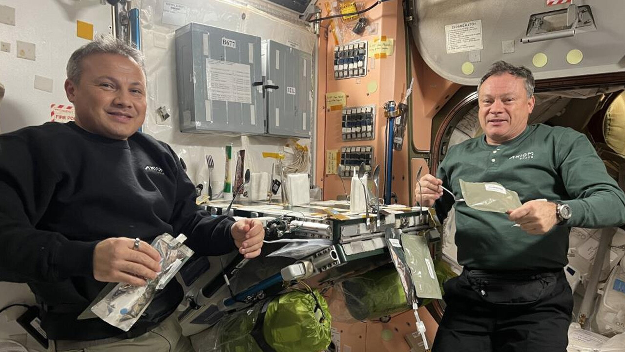 Uzaydan yeni kare... İşte Alper Gezeravcı'nın içinde bulunduğu Uluslararası Uzay İstasyonu