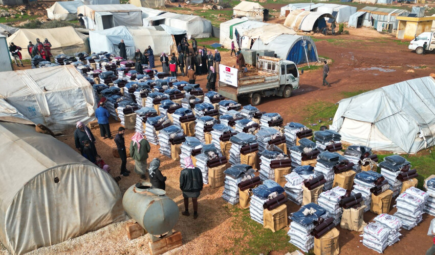 Sadakataşı’ndan İdlib’e kış yardımı