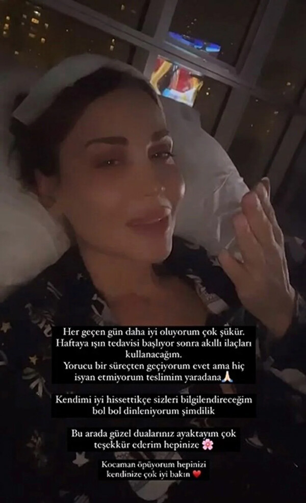 Beyin ameliyatı geçiren Şimal’den haber var! Hastane odasından fotoğraf paylaştı