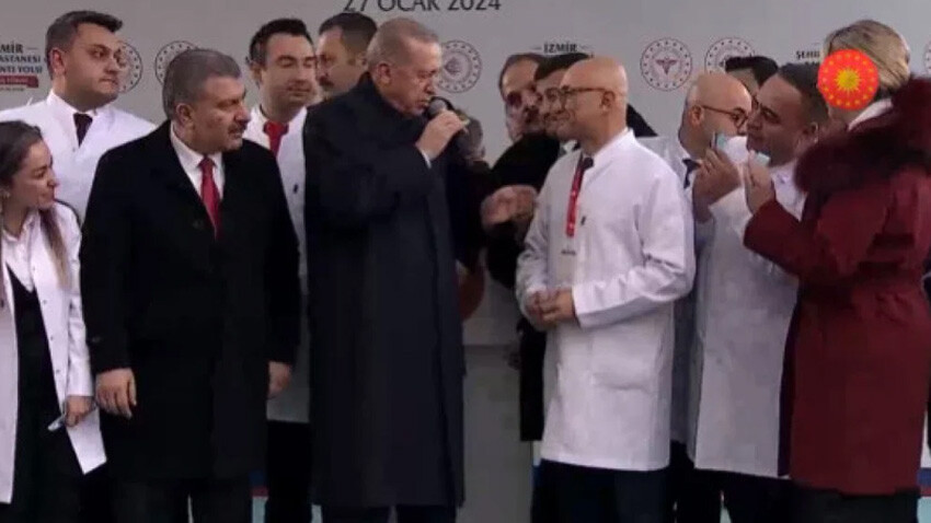 Erdoğan İzmir'in yeni sağlık üssünün açılışını yaptı: 'Bizim neşterimiz de bu'