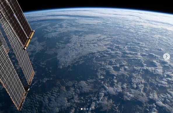 Uzaydaki ilk Türk astronotumuz Alper Gezeravcı'dan yeni kare!