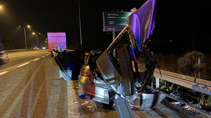 Polis aracı tıra çarptı, 1 ölü 2 yaralı! Şehit polisin ismi belli oldu
