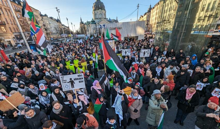 Avrupa'da halk 'Filistin' için sokaklara indi: Savaş değil, soykırım!