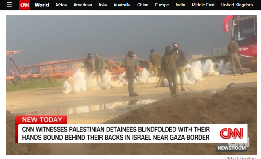 CNN, İsrail'in Filistinlilere yaptığı işkenceyi görüntülerle belgeledi CNN, İsrail'in Filistinlilere yaptığı işkenceyi görüntülerle belgeledi