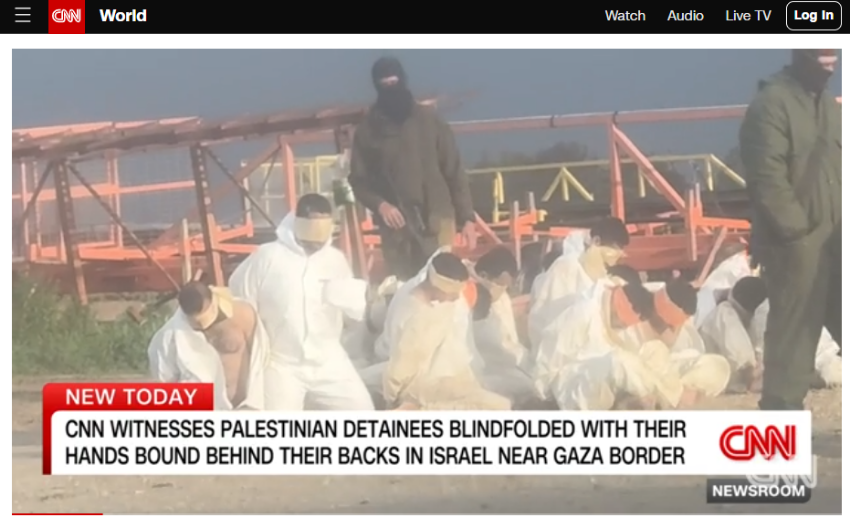 CNN, İsrail'in Filistinlilere yaptığı işkenceyi görüntülerle belgeledi CNN, İsrail'in Filistinlilere yaptığı işkenceyi görüntülerle belgeledi