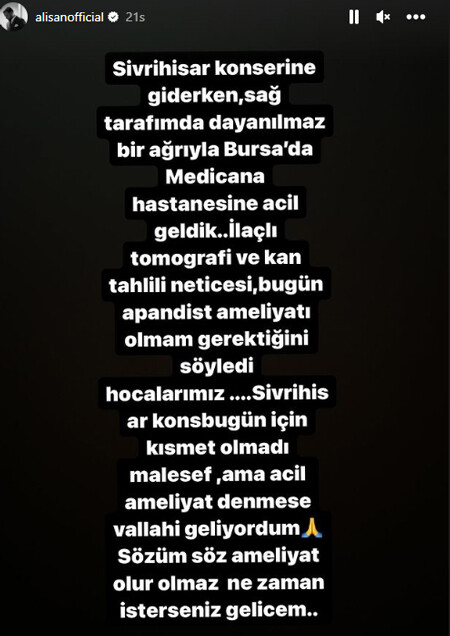 Acil ameliyata alınan Alişan'dan haber var, eşi Buse Varol videosunu paylaştı