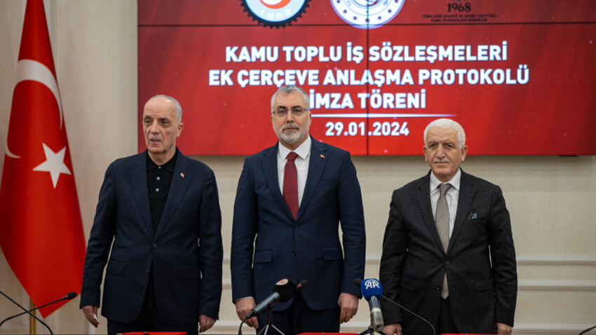 700 bin kamu işçisine ek zam! Bakan Işıkhan duyurdu, protokol imzalandı