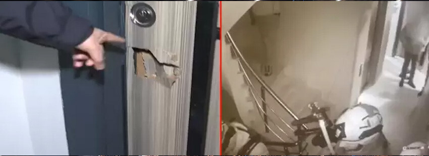 Kapı koçbaşlarıyla kırıldı! Maskeli kilise saldırganlarının yakalanma görüntüleri ortaya çıktı Kapı koçbaşlarıyla kırıldı! Maskeli kilise saldırganlarının yakalanma görüntüleri ortaya çıktı