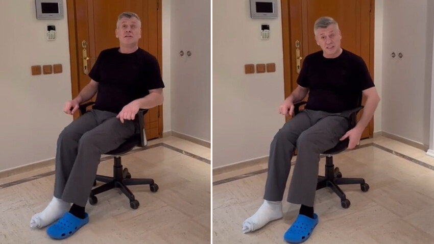 Evinde talihsiz bir kaza geçiren Metin Şentürk ayağını çatlattı Evinde talihsiz bir kaza geçiren Metin Şentürk ayağını çatlattı