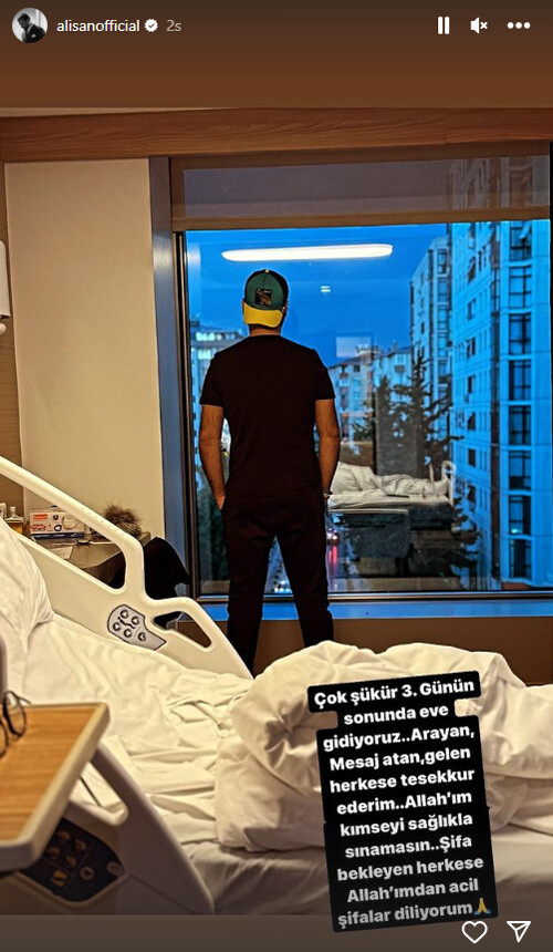 Ameliyat olan Alişan taburcu edildi! “Çok şükür 3. günün sonunda eve gidiyoruz” Ameliyat olan Alişan taburcu edildi! “Çok şükür 3. günün sonunda eve gidiyoruz”