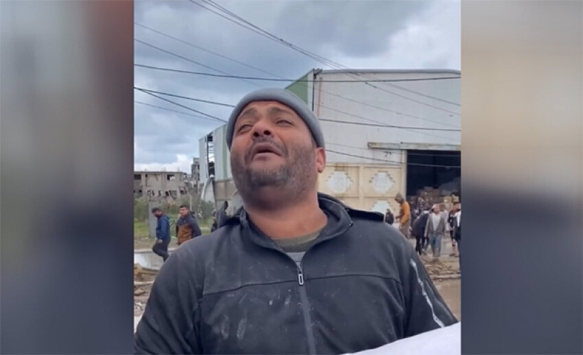 Bir torba un için gözyaşı! İsrail Gazze'yi açlığa mahkum ediyor