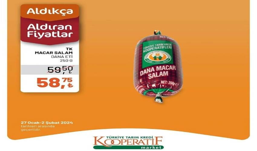 Tarım Kredi Market’te Şubat ayı kampanyası başladı! Çay, peynir, zeytin, kaşar… Dev indirime son 3 gün