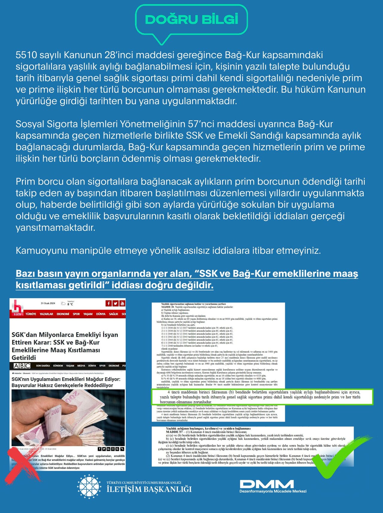 SGK Uzmanı Özgür Erdursun ‘Emekli aylıkları bağlanmıyor’ demişti! O habere yalanlama geldi