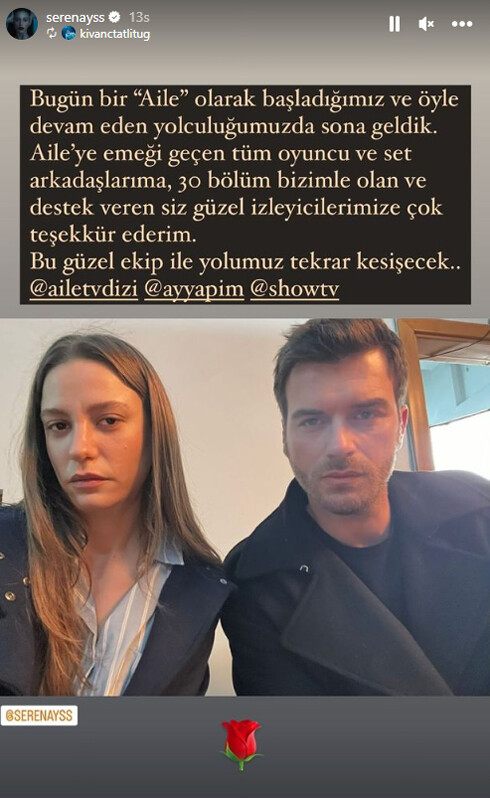 Aile dizisi ekrana veda etti, Serenay Sarıkaya ve Kıvanç Tatlıtuğ finalde ağlattı