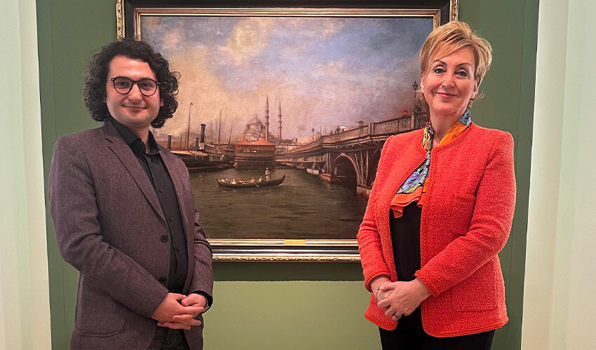 Ressamın tuvalinde Boğaziçi en önde! İstanbul eşittir 'aşk'