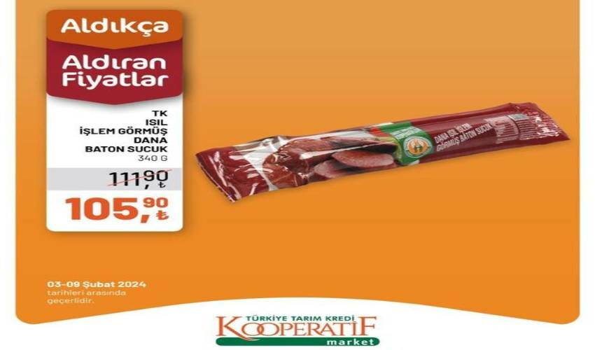 Tarım Kredi’de Şubat ayına özel kampanya başladı! Zeytin, kaşar, peynir, kavurma fiyatları yarı yarıya düştü, işte tam liste Tarım Kredi’de Şubat ayına özel kampanya başladı! Zeytin, kaşar, peynir, kavurma fiyatları yarı yarıya düştü, işte tam liste