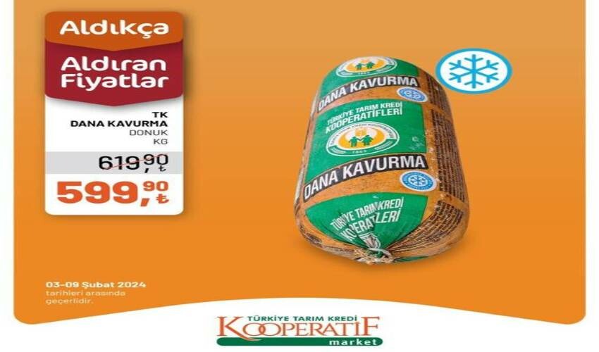 Tarım Kredi’de Şubat ayına özel kampanya başladı! Zeytin, kaşar, peynir, kavurma fiyatları yarı yarıya düştü, işte tam liste Tarım Kredi’de Şubat ayına özel kampanya başladı! Zeytin, kaşar, peynir, kavurma fiyatları yarı yarıya düştü, işte tam liste