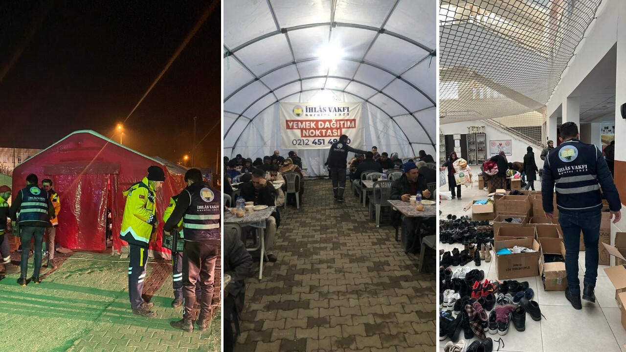 Yardım seferberliği! İhlas Vakfı 6 Şubat depremlerindeki çalışmalarıyla bölgeye gönderilen desteklere köprü oldu Yardım seferberliği! İhlas Vakfı 6 Şubat depremlerindeki çalışmalarıyla bölgeye gönderilen desteklere köprü oldu