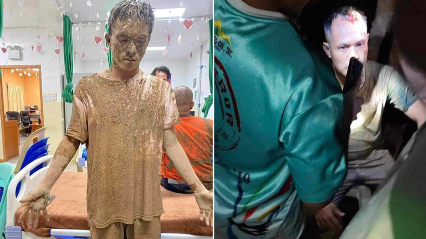 Servis bekleyen işçiler heyelana kapıldı! 45 yaralı, onlarca kayıp var Servis bekleyen işçiler heyelana kapıldı! 45 yaralı, onlarca kayıp var
