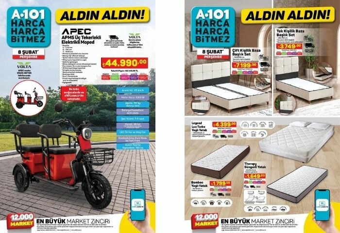 A101 Aktüel indirimler 8 Şubat Perşembe neler var? || A101 Aktüel 8 Şubat 2024 Perşembe Kataloğu A101 Aktüel indirimler 8 Şubat Perşembe neler var? || A101 Aktüel 8 Şubat 2024 Perşembe Kataloğu