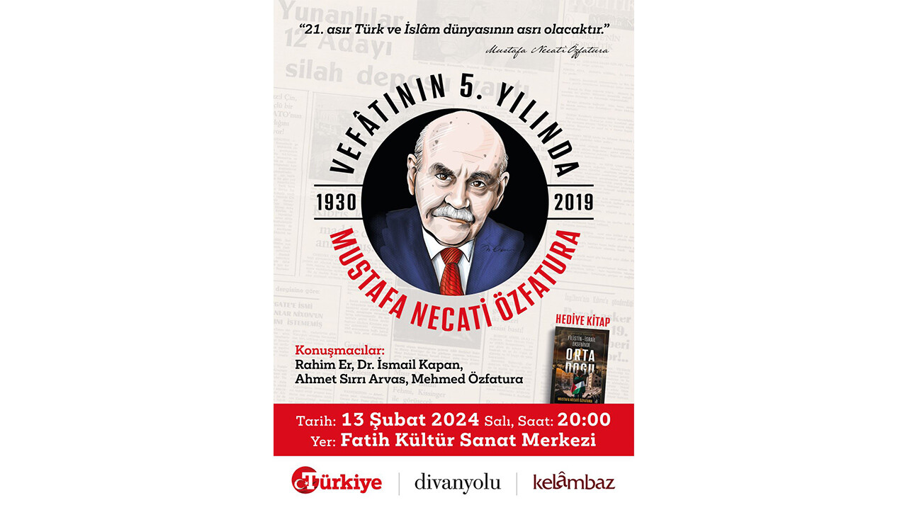 Sevenleri unutmadı! Dış politikanın duayen yazarı Mustafa Necati Özfatura 13 Şubatta anılacak Sevenleri unutmadı! Dış politikanın duayen yazarı Mustafa Necati Özfatura 13 Şubatta anılacak