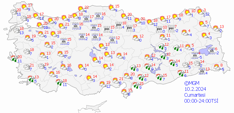 Meteoroloji'den 10 ile gök gürültülü sağanak yağış uyarısı Meteoroloji'den 10 ile gök gürültülü sağanak yağış uyarısı