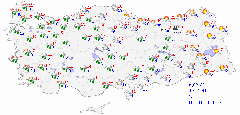 Meteoroloji'den 10 ile gök gürültülü sağanak yağış uyarısı Meteoroloji'den 10 ile gök gürültülü sağanak yağış uyarısı
