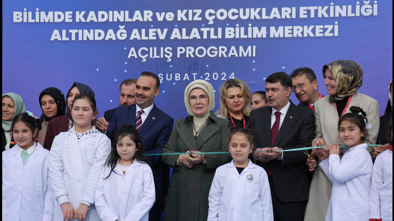 Ankara Altındağ Alev Alatlı Bilim Merkezi açılışı Emine Erdoğan tarafından yapıldı