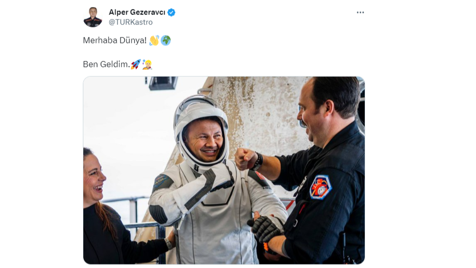 İlk Türk astronot Alper Gezeravcı ailesine kavuştu! Duygusal anlar