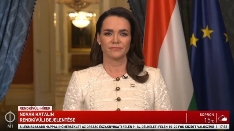 Macaristan Cumhurbaşkanı Katalin Novak istifa etti Macaristan Cumhurbaşkanı Katalin Novak istifa etti