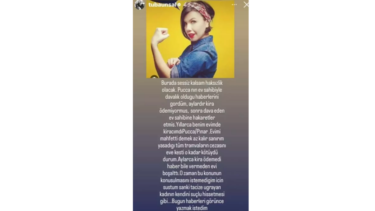 Tuba Ünsal, eski kiracısı Pucca'yı yerden yere vurdu