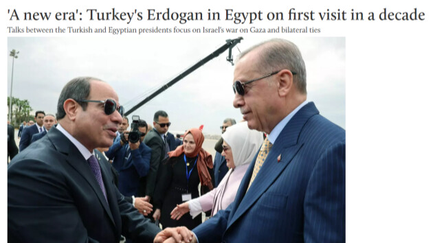 Erdoğan'ın Mısır ziyareti dünya basınında