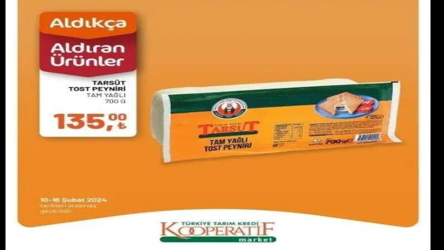 Tarım Kredi’de dev indirim başladı! Peynir, Ayçiçek yağı, yumurta, sıvı sabun, deterjan… Son tarih 16 Şubat, işte indirimli ürün listesi