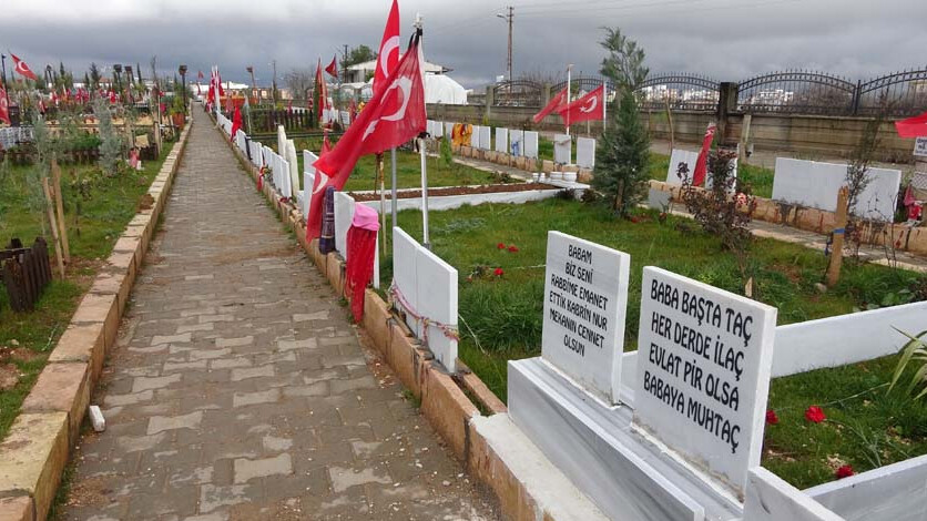 Depremin sızısı mezar taşlarında... 'Toprak anneme sarıldığım gibi sarıl' Depremin sızısı mezar taşlarında... 'Toprak anneme sarıldığım gibi sarıl'