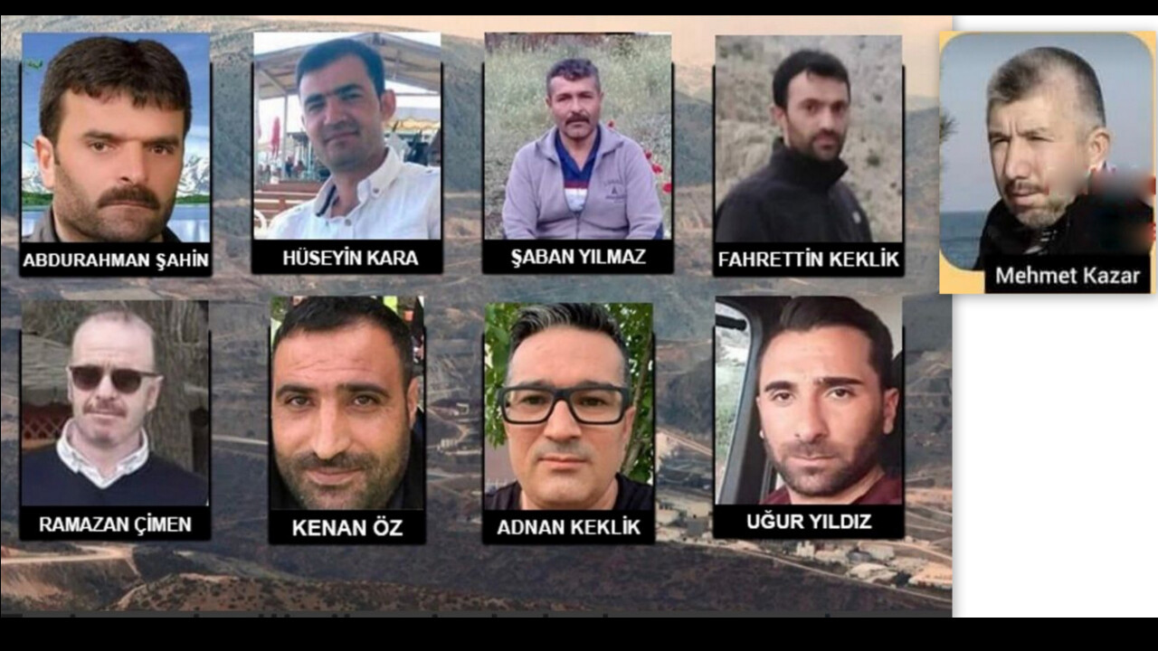 Erzincan'daki maden faciasında toprak altında kalan işçilerin kimlikleri belli oldu