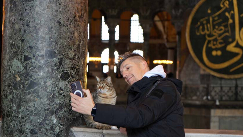 Turistler onun için sıraya girdi: İşte Ayasofya'nın yeni Gli'si
