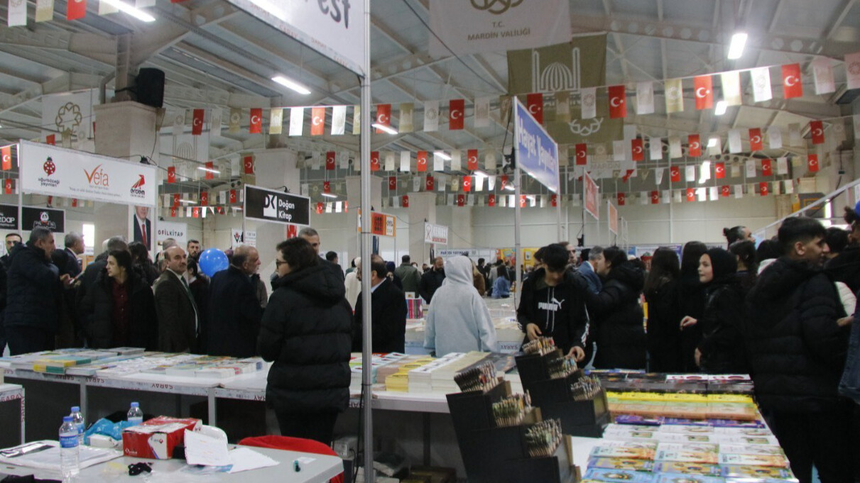 Mardin'in kültür tarihinde bir ilk! 1’inci Kitap Fuarı başladı!
