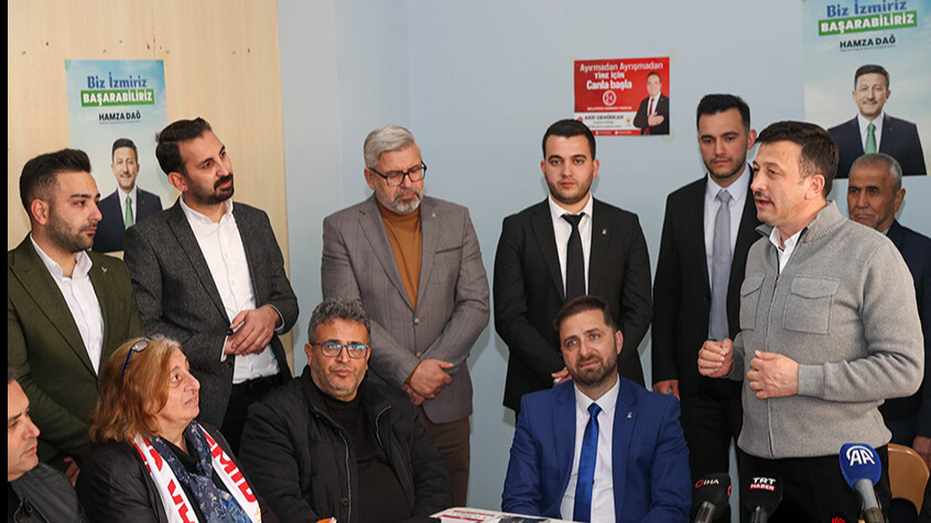 AK Parti'nin İzmir adayı Hamza Dağ: Geçmiş belediyelerin iyi projelerini devam ettireceğiz AK Parti'nin İzmir adayı Hamza Dağ: Geçmiş belediyelerin iyi projelerini devam ettireceğiz
