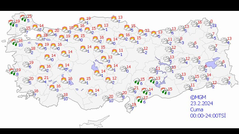 Meteoroloji duyurdu: Türkiye, şubatta baharı yaşayacak! Sıcaklıklar 23 dereceye dayanacak