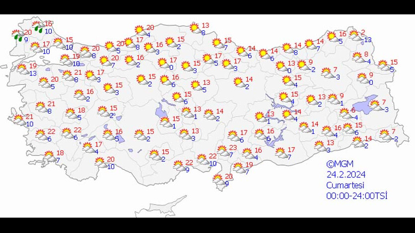 Meteoroloji duyurdu: Türkiye, şubatta baharı yaşayacak! Sıcaklıklar 23 dereceye dayanacak