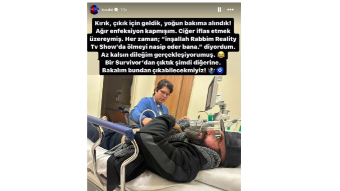 Turabi'nin neyi var, neden yoğun bakımda? Survivor Turabi hasta mı, sağlık durumu nasıl? Turabi'nin neyi var, neden yoğun bakımda? Survivor Turabi hasta mı, sağlık durumu nasıl?
