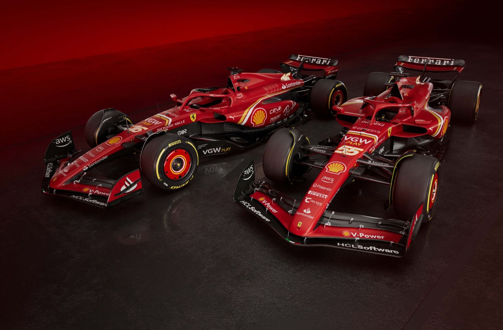 Ferrari, 2024 Formula 1 aracını tanıttı - 1. Resim
