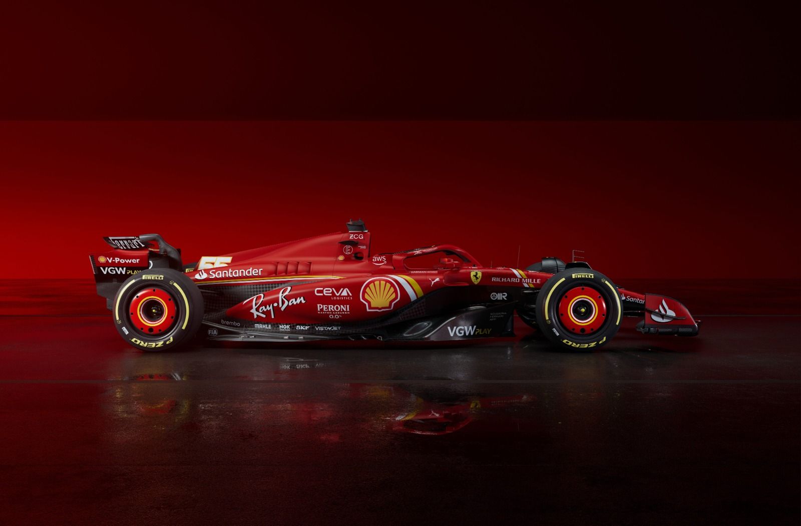 Ferrari, 2024 Formula 1 aracını tanıttı - 2. Resim