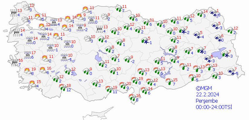 Meteoroloji'den 13 ile uyarı, kuvvetli sağanak ve kar geliyor... Meteoroloji'den 13 ile uyarı, kuvvetli sağanak ve kar geliyor... - 1. Resim