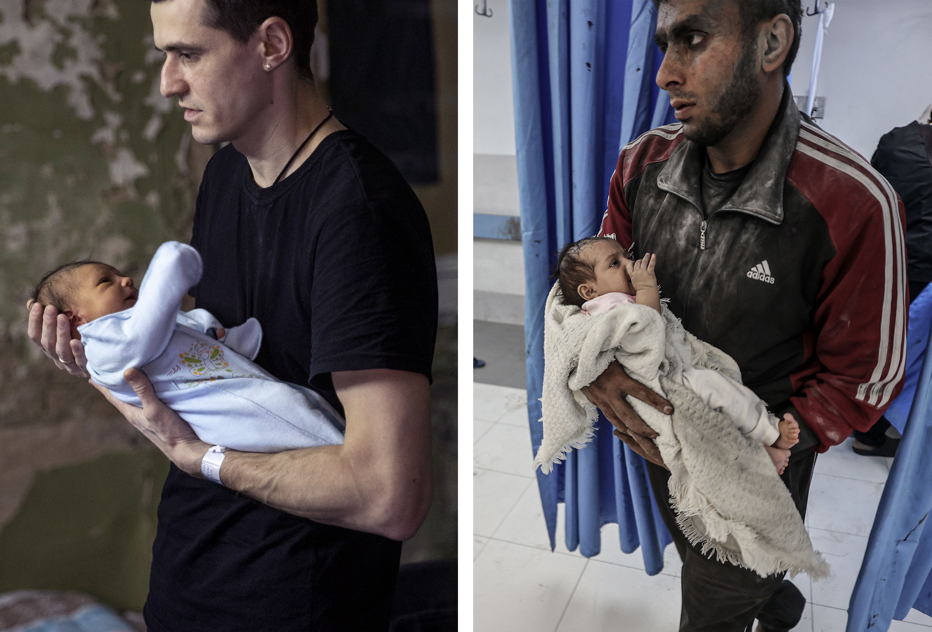 Bir tarafta Gazze, diğer tarafta Ukrayna... Savaş farklı, değişmeyen tek şey kareler Bir tarafta Gazze, diğer tarafta Ukrayna... Savaş farklı, değişmeyen tek şey kareler - 4. Resim