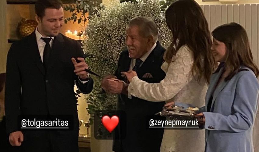 Tolga Sarıtaş ile Zeynep Mayruk nişanlandı! T&ouml;renden ilk fotoğraflar - 3. Resim