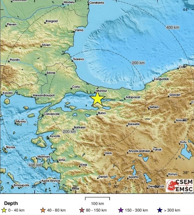 Yalova’da deprem mi oldu? SON DAKİKA! Yalova yakınlarında deprem oldu mu, deprem merkez üssü neresi, kaç şiddetinde oldu? - 1. Resim